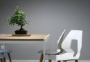 white and brown wooden table and chair set